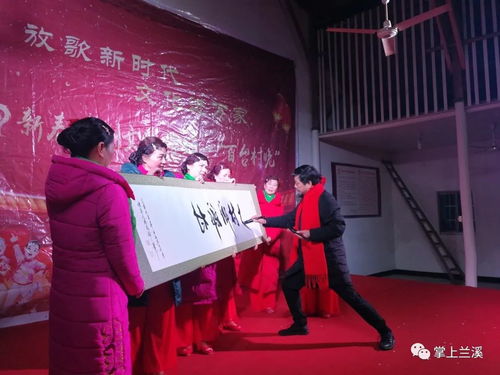 放歌新時代，文化進萬家——2019新春系列文化活動百臺村晚走進蘭溪紀實